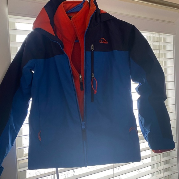 LL Bean ski coat and inner fleece - Picture 1 of 7